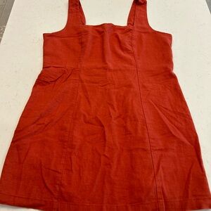 Old Navy Rust Orange Smocked Waist Sundress